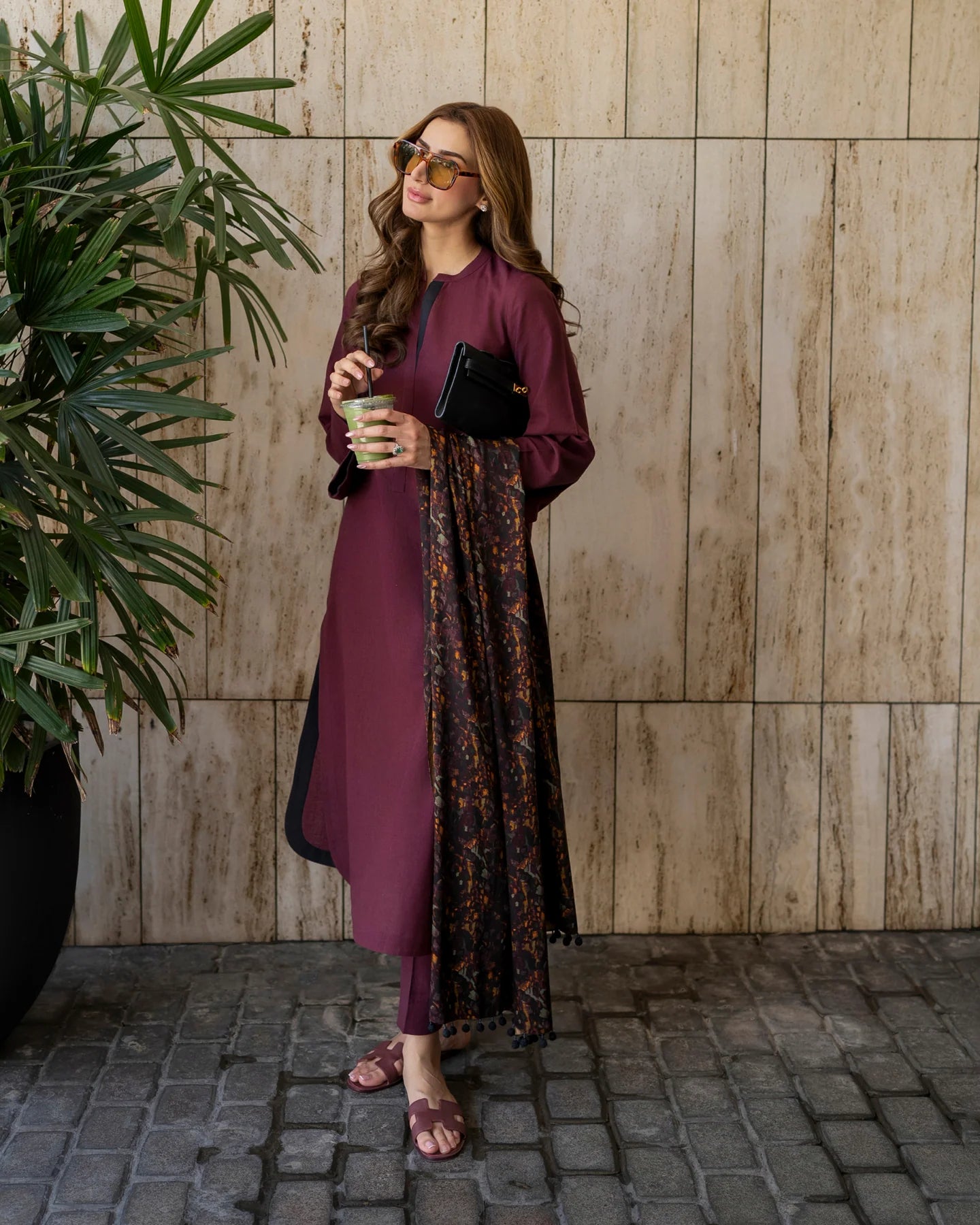 Plum Two-Tone Set | LIRA