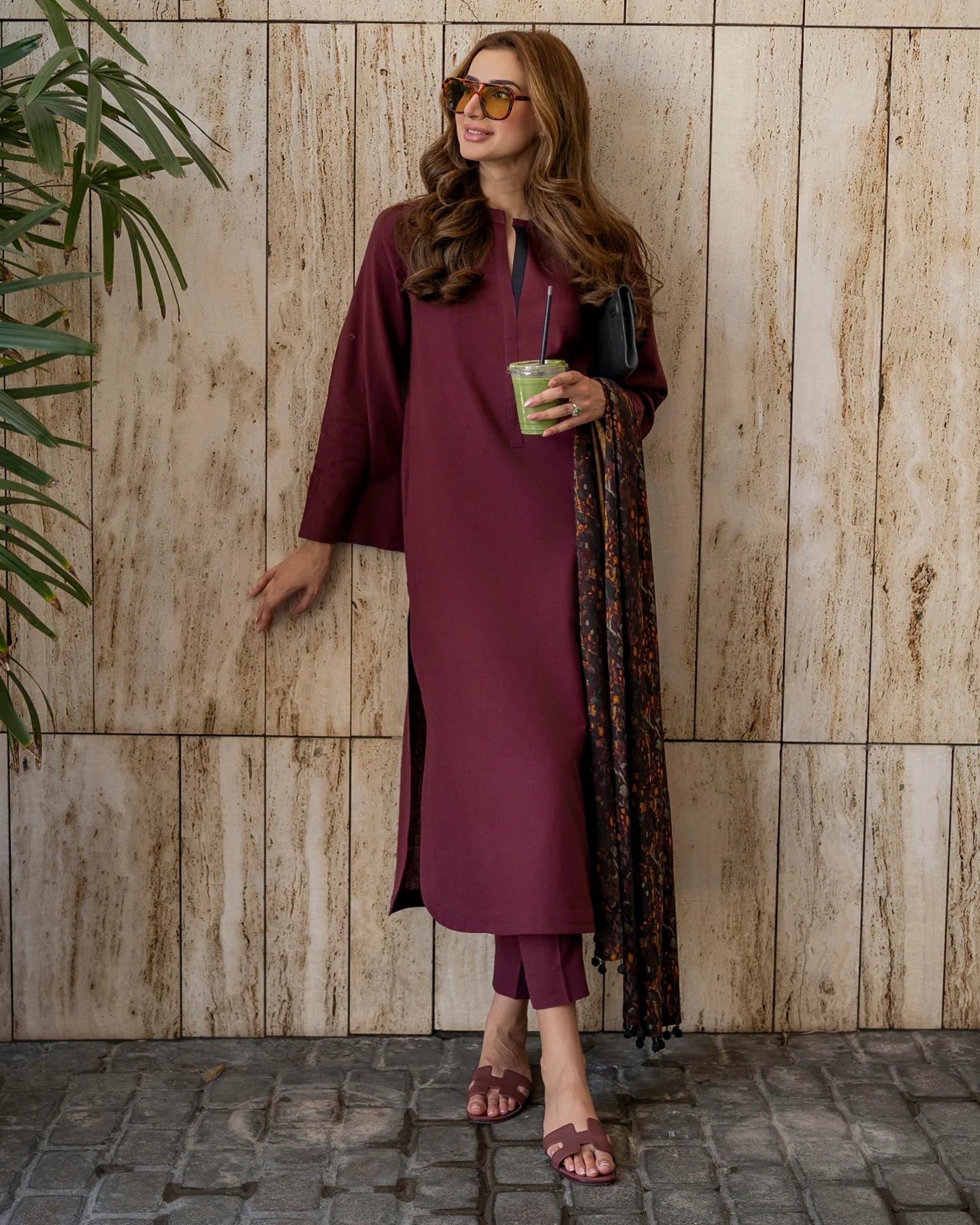 Plum Two-Tone Set | LIRA