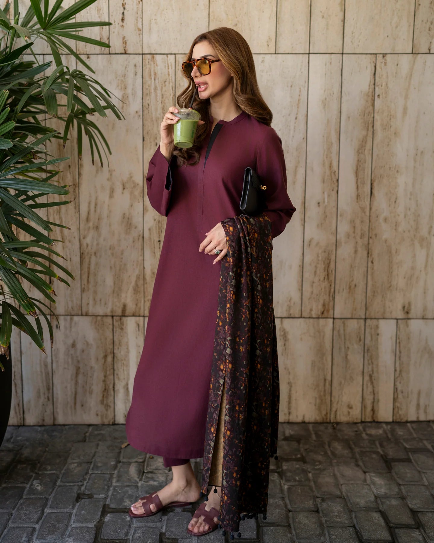 Plum Two-Tone Set | LIRA