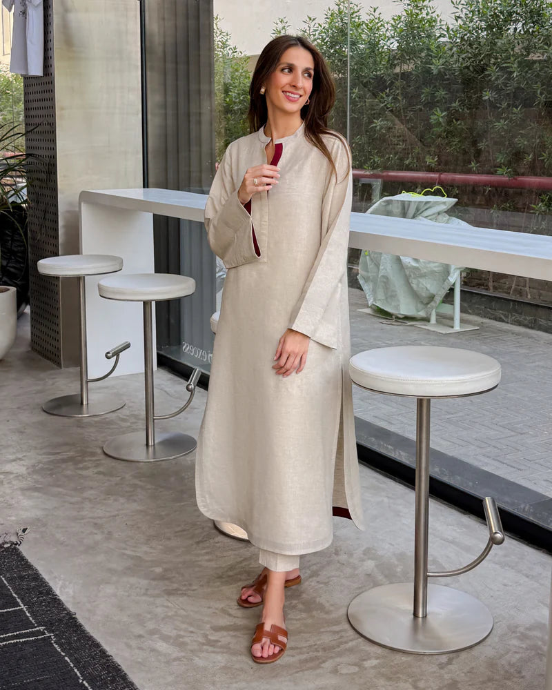 Warm Beige Two-Tone Set | LIRA