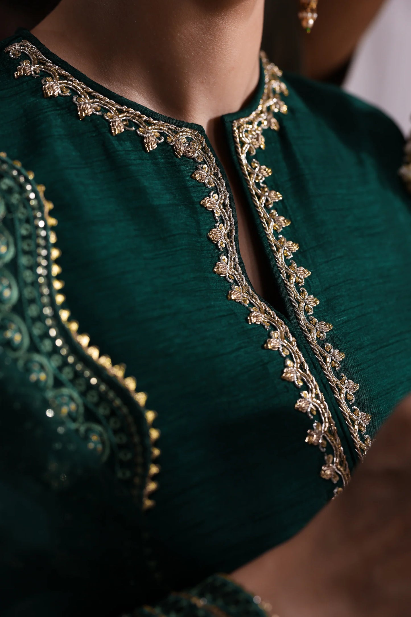 EMERALD GREEN LUXURY WEDDING EDIT 2025 (NPA3-25436) | ZAIB