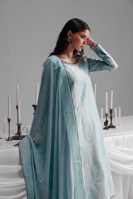 ICE BLUE LUXURY WEDDING EDIT 2025 (NPA3-25451) | ZAIB