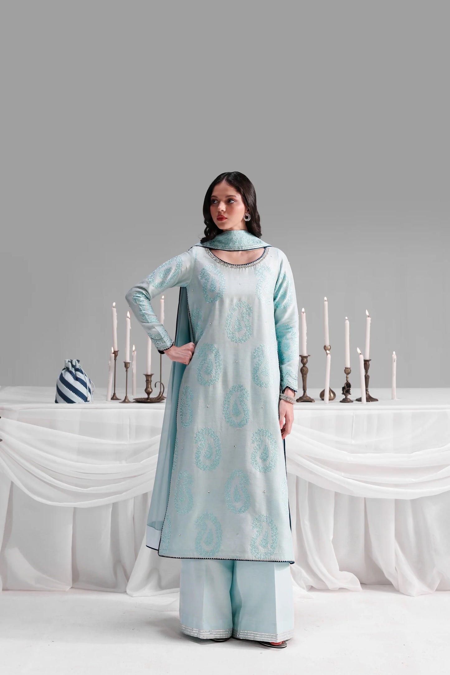 ICE BLUE LUXURY WEDDING EDIT 2025 (NPA3-25451) | ZAIB