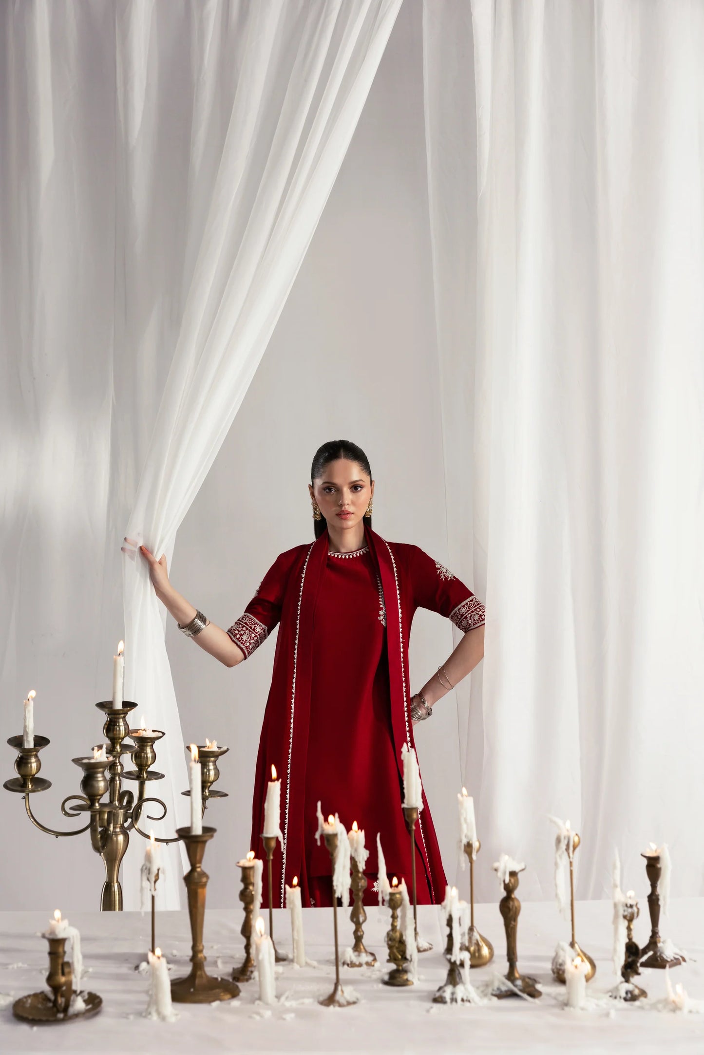 WINE RED LUXURY WEDDING EDIT 2025 (NPA3-25453) | ZAIB