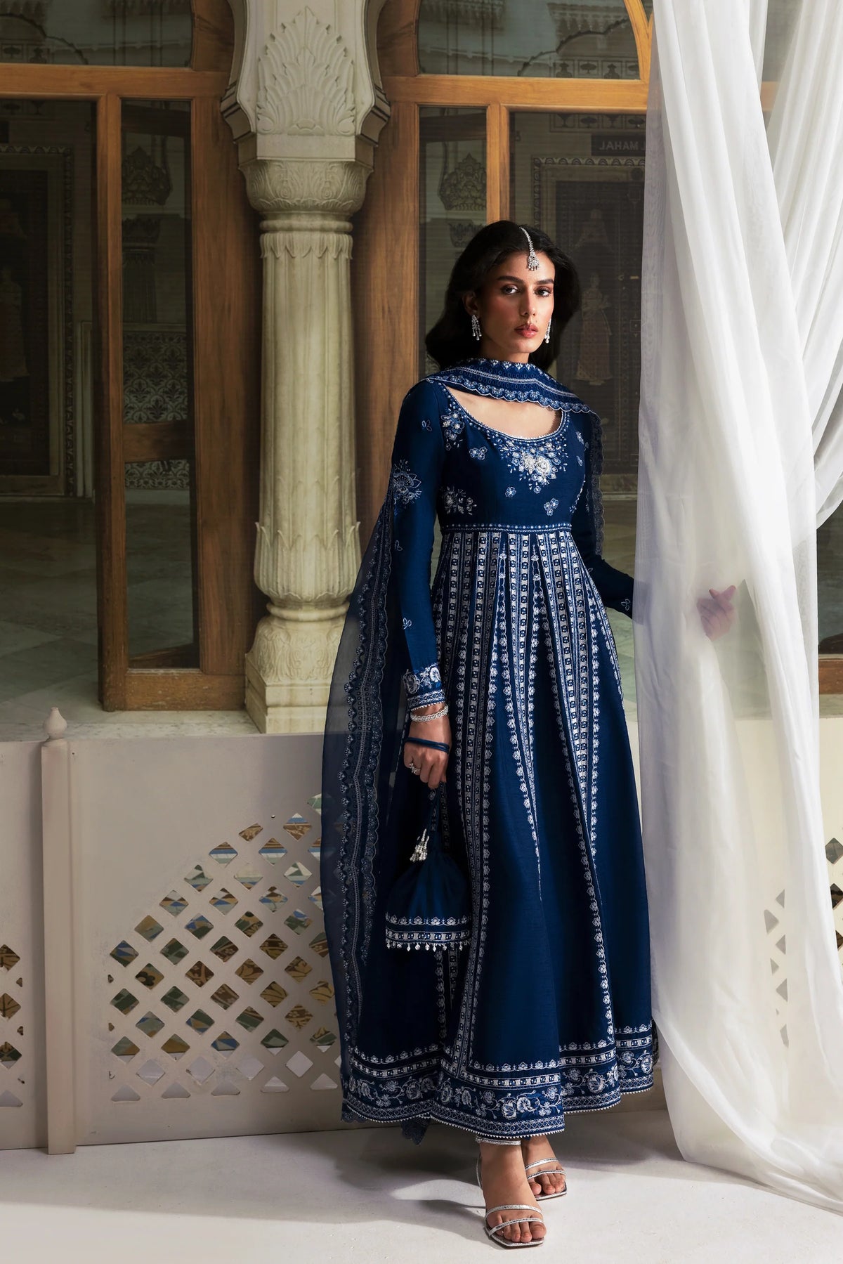 MIDNIGHT PISHWAS LUXURY WEDDING EDIT 2025 (NPA3-25440) | WEDDING EDIT '26 | ZAIB
