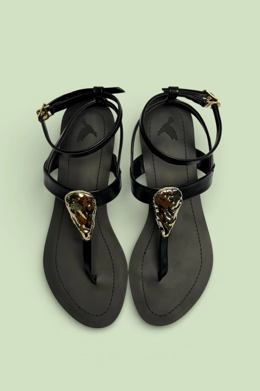 JUNE LUXE STRAPPY SANDALS (ZBN 26007) | EID DROP | ZAIB | FOOTWEAR