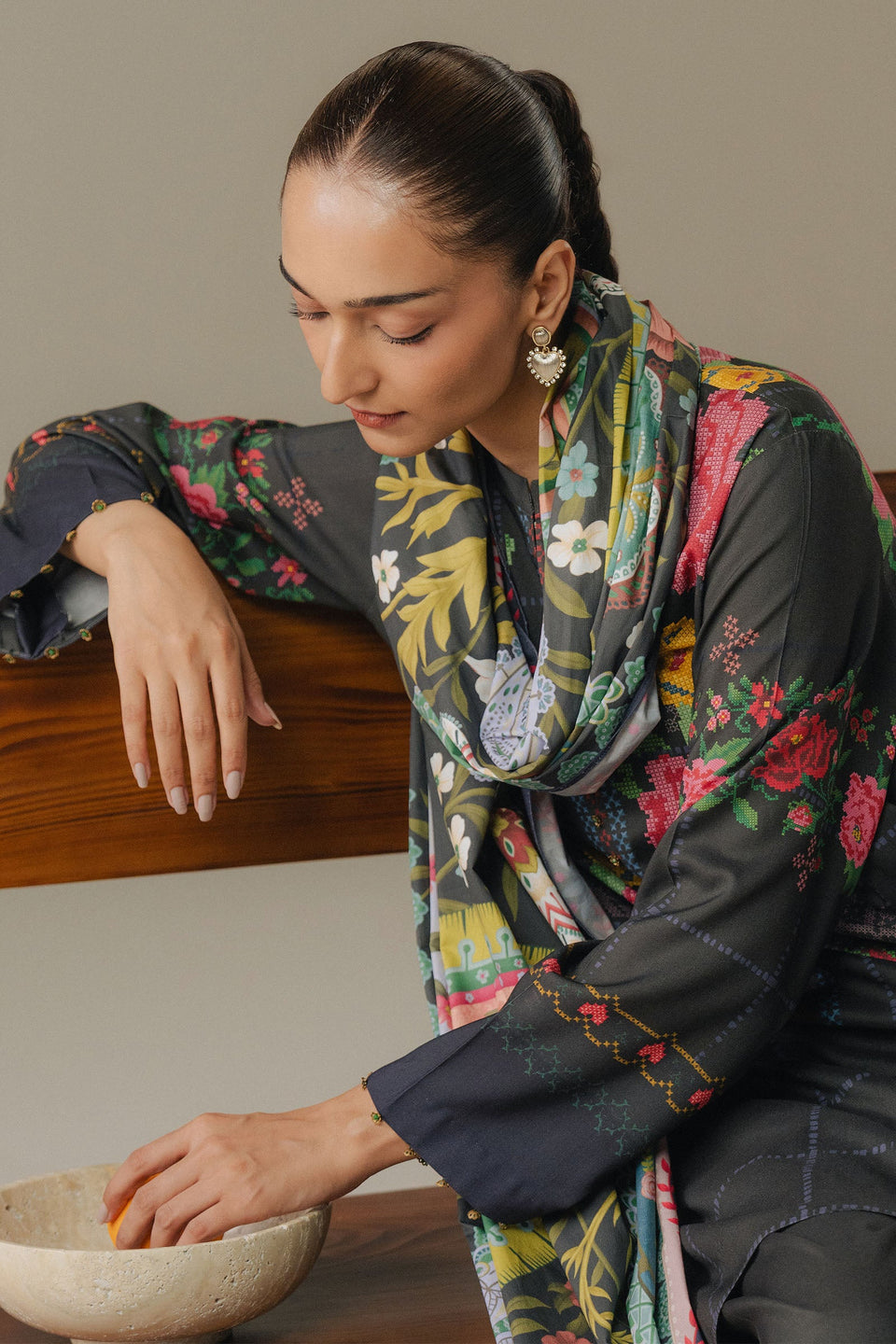 OLIVE HOUR-5A | COCO PRINTS EDIT V | Zara Shahjahan