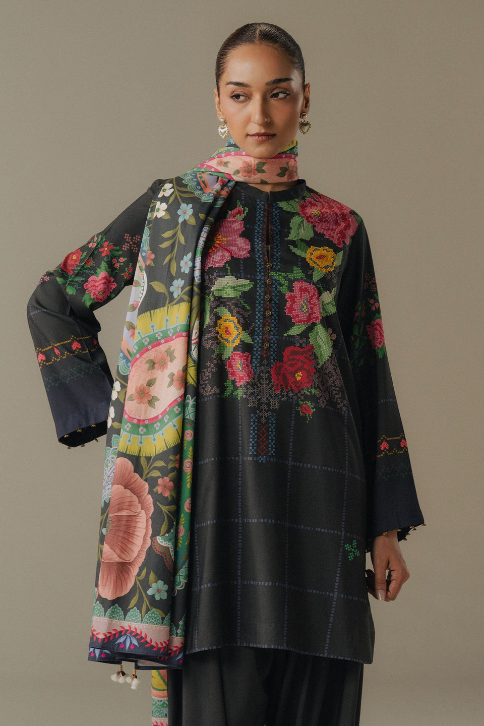 OLIVE HOUR-5A | COCO PRINTS EDIT V | Zara Shahjahan