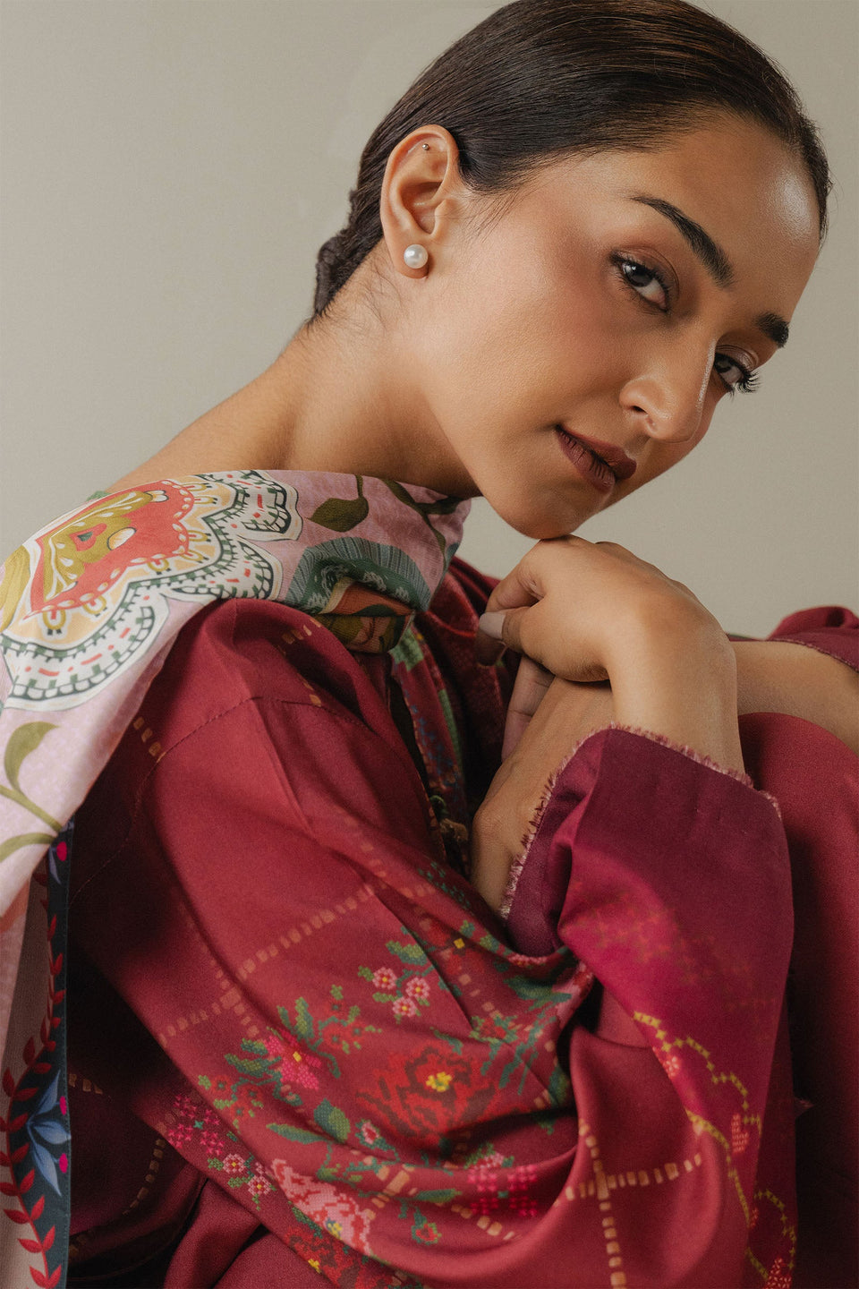 OLIVE HOUR-5B | COCO PRINTS EDIT V | Zara Shahjahan