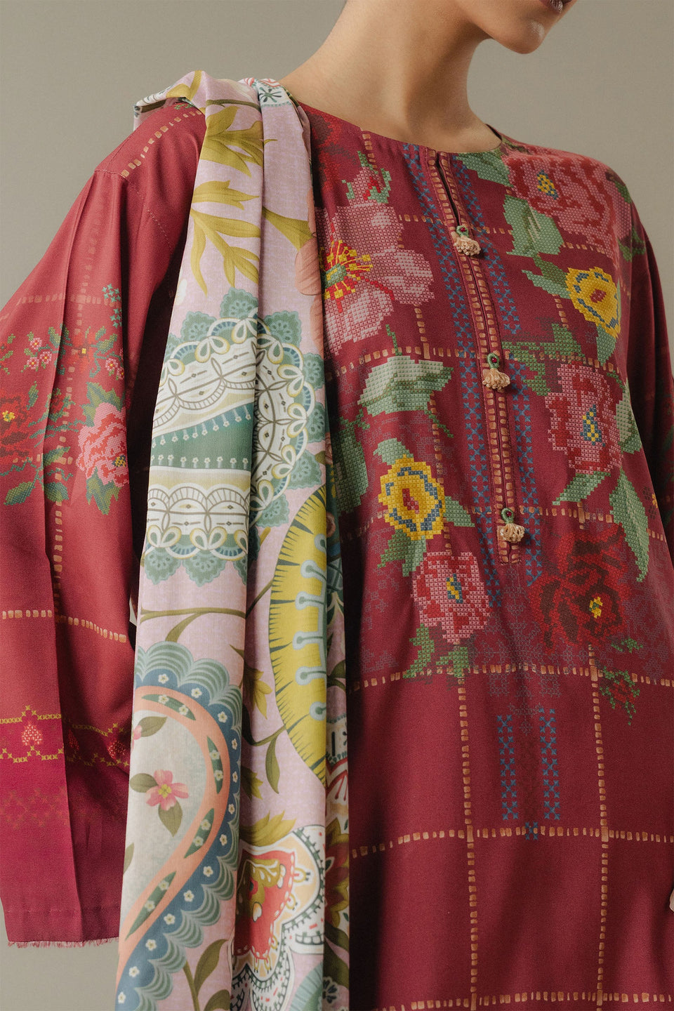 OLIVE HOUR-5B | COCO PRINTS EDIT V | Zara Shahjahan