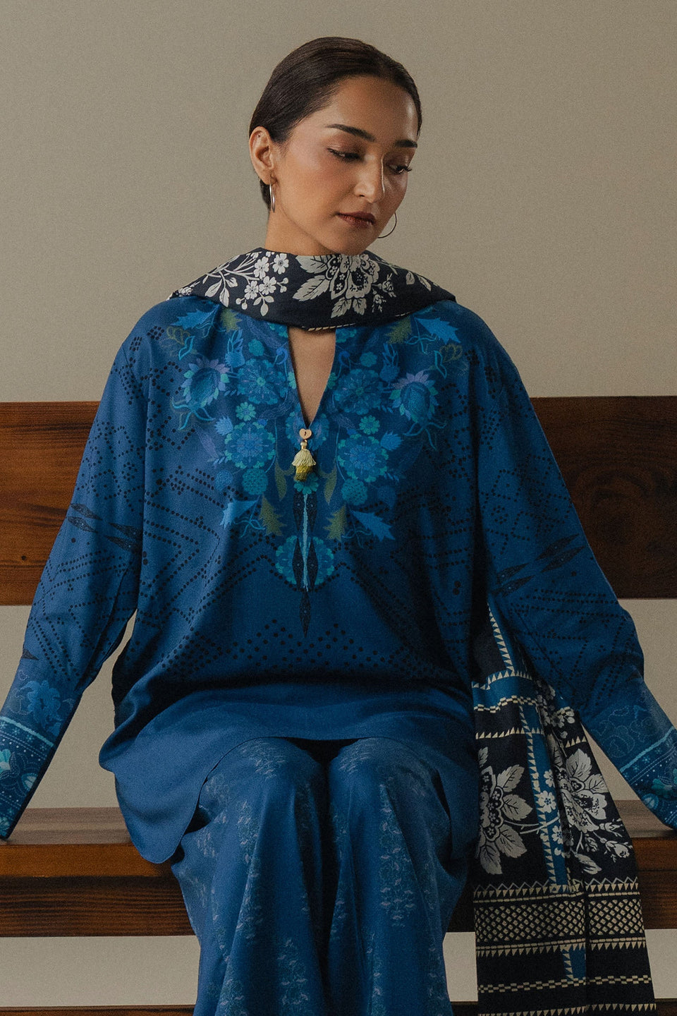 TERRACOTTA SKY-9B | COCO PRINTS EDIT V | Zara Shahjahan