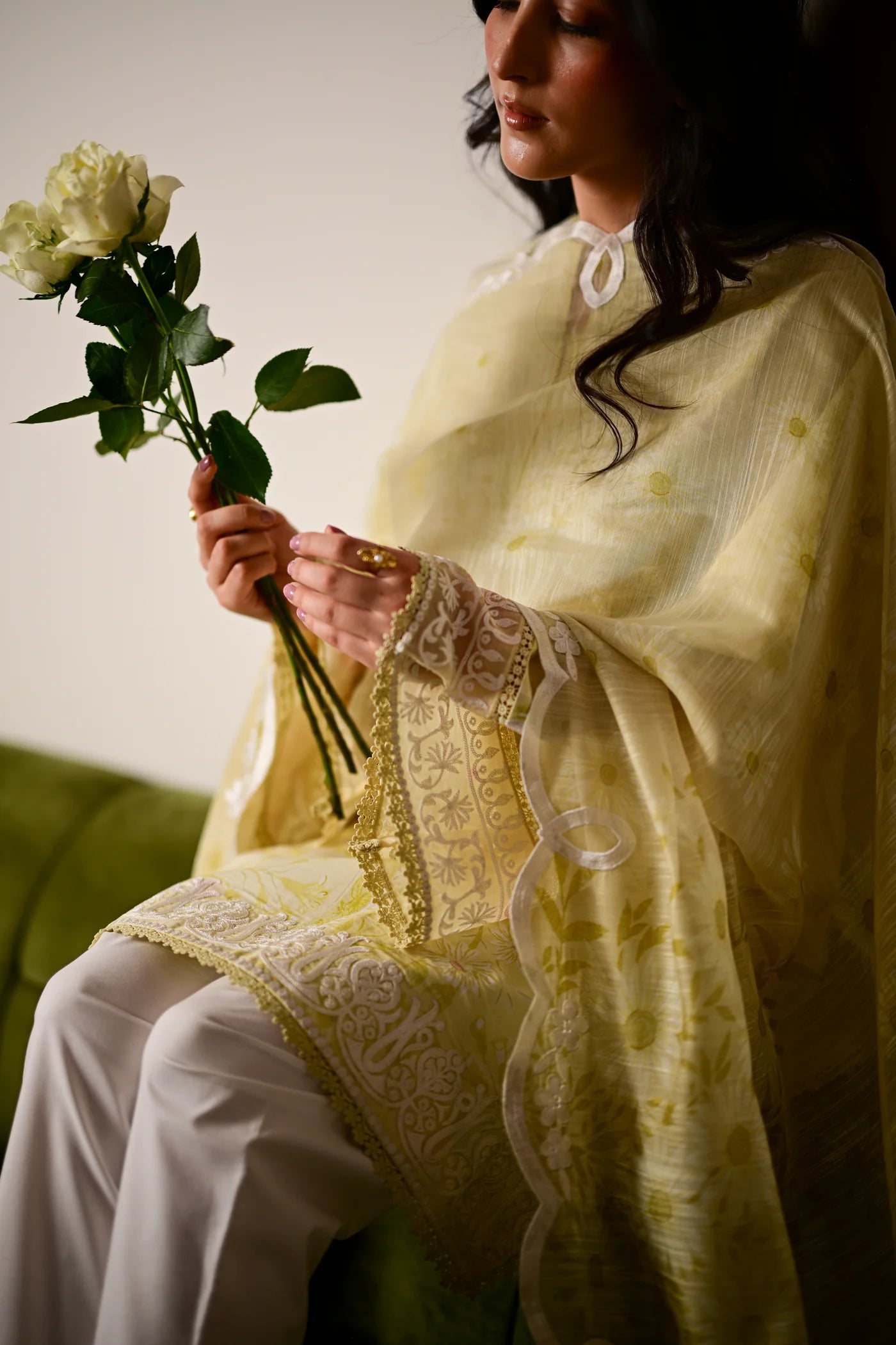 LAYLA I - LUXURY PRINTED EMBROIDERED LAWN SET (NEL-26619) | EID UL ADHA '26 | SUMMER LAWN VOL 2 | ZAIB