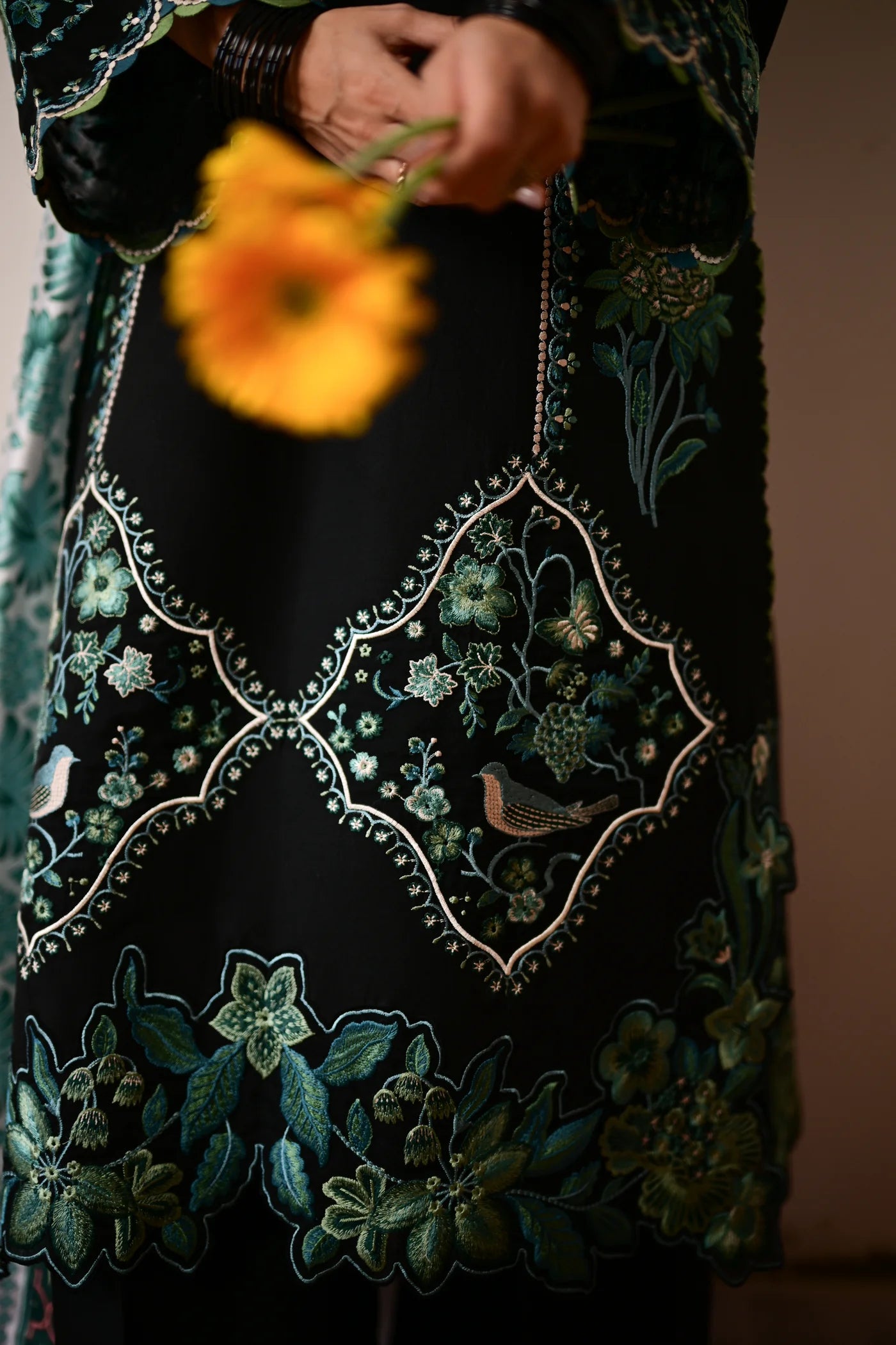 LUNA LUXURY EMBROIDERED LAWN SET (NEL-26614) | EID UL ADHA '26 | SUMMER LAWN VOL 2 | ZAIB