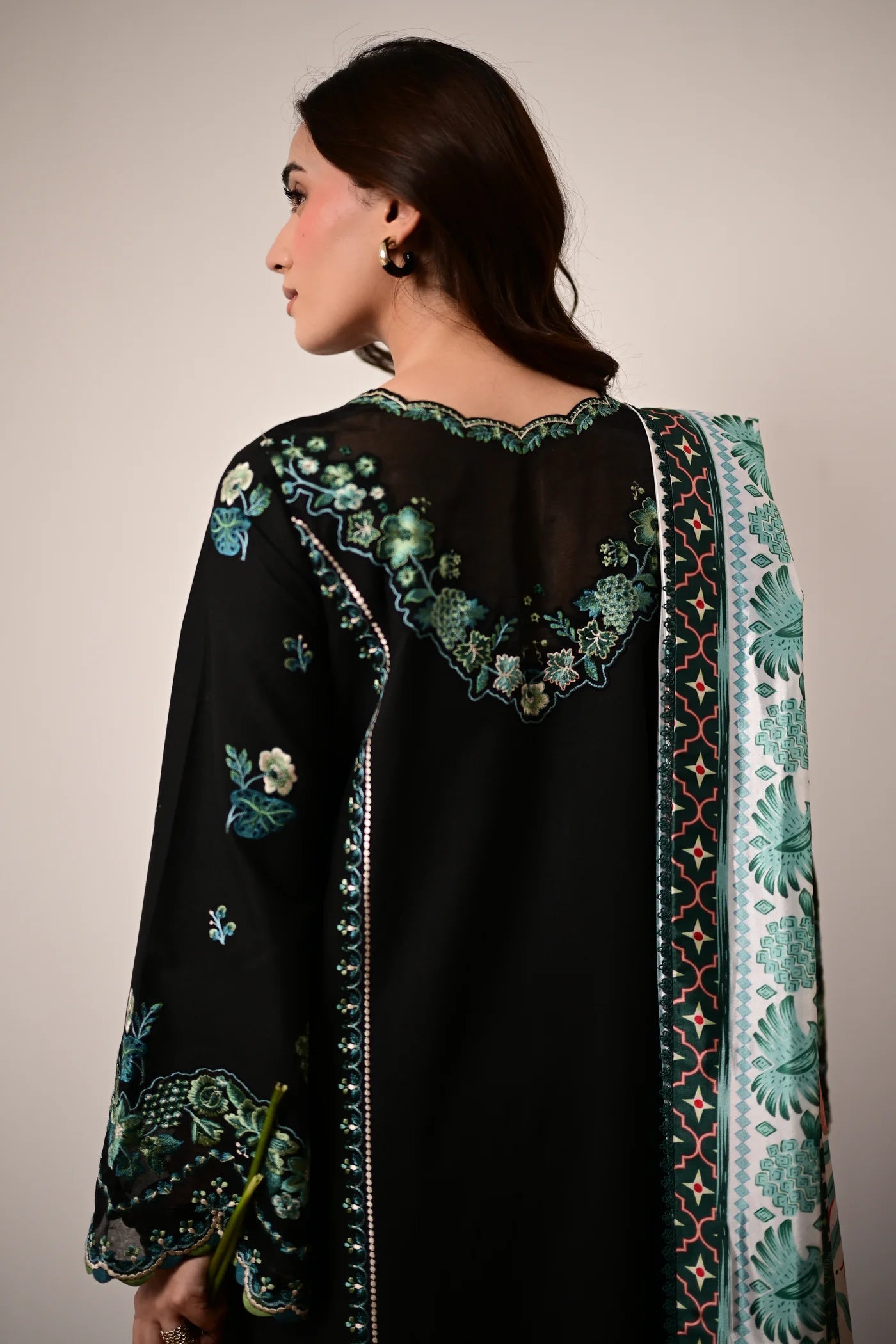 LUNA LUXURY EMBROIDERED LAWN SET (NEL-26614) | EID UL ADHA '26 | SUMMER LAWN VOL 2 | ZAIB