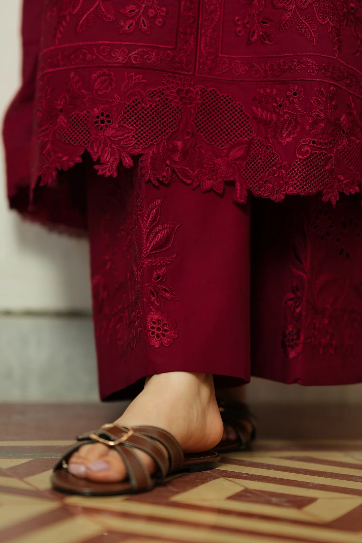 BROWNIE CHIC BUCKLE SANDALS (ZBN 26006) | EID DROP | ZAIB | FOOTWEAR