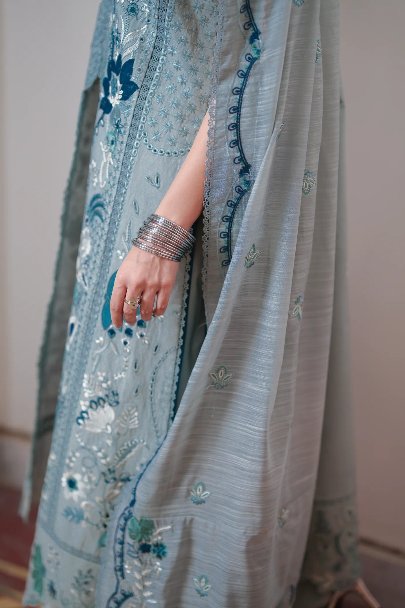 REEM LUXURY EMBROIDERED LAWN SET (NEL-26615) | EID UL ADHA '26 | SUMMER LAWN VOL 2 | ZAIB