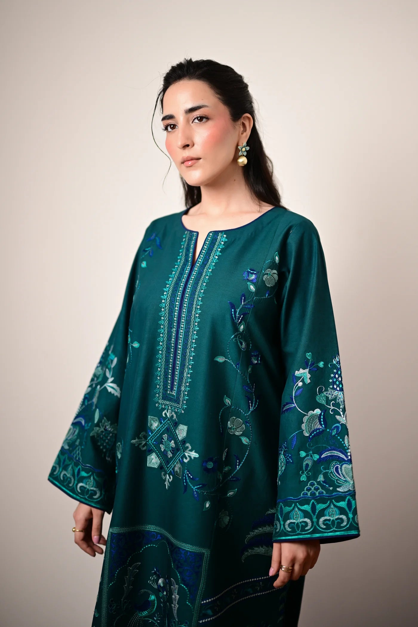 RINA LUXURY EMBROIDERED LAWN SET (NEL-26624) | EID UL ADHA '26 | SUMMER LAWN VOL 2 | ZAIB
