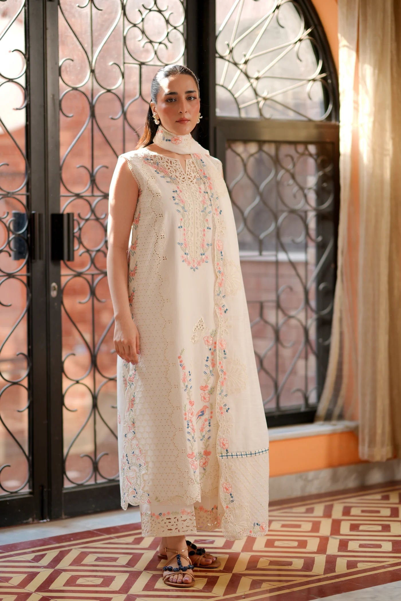 LUMA LUXURY EMBROIDERED LAWN SET (NEL-26625) | EID UL ADHA '26 | SUMMER LAWN VOL 2 | ZAIB