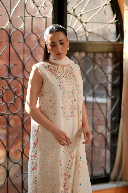 LUMA LUXURY EMBROIDERED LAWN SET (NEL-26625) | EID UL ADHA '26 | SUMMER LAWN VOL 2 | ZAIB