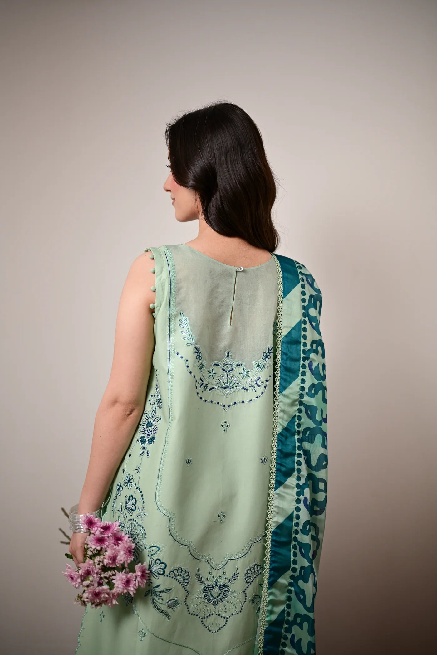 JADE LUXURY EMBROIDERED LAWN SET (NEL-26623) | EID UL ADHA '26 | SUMMER LAWN VOL 2 | ZAIB