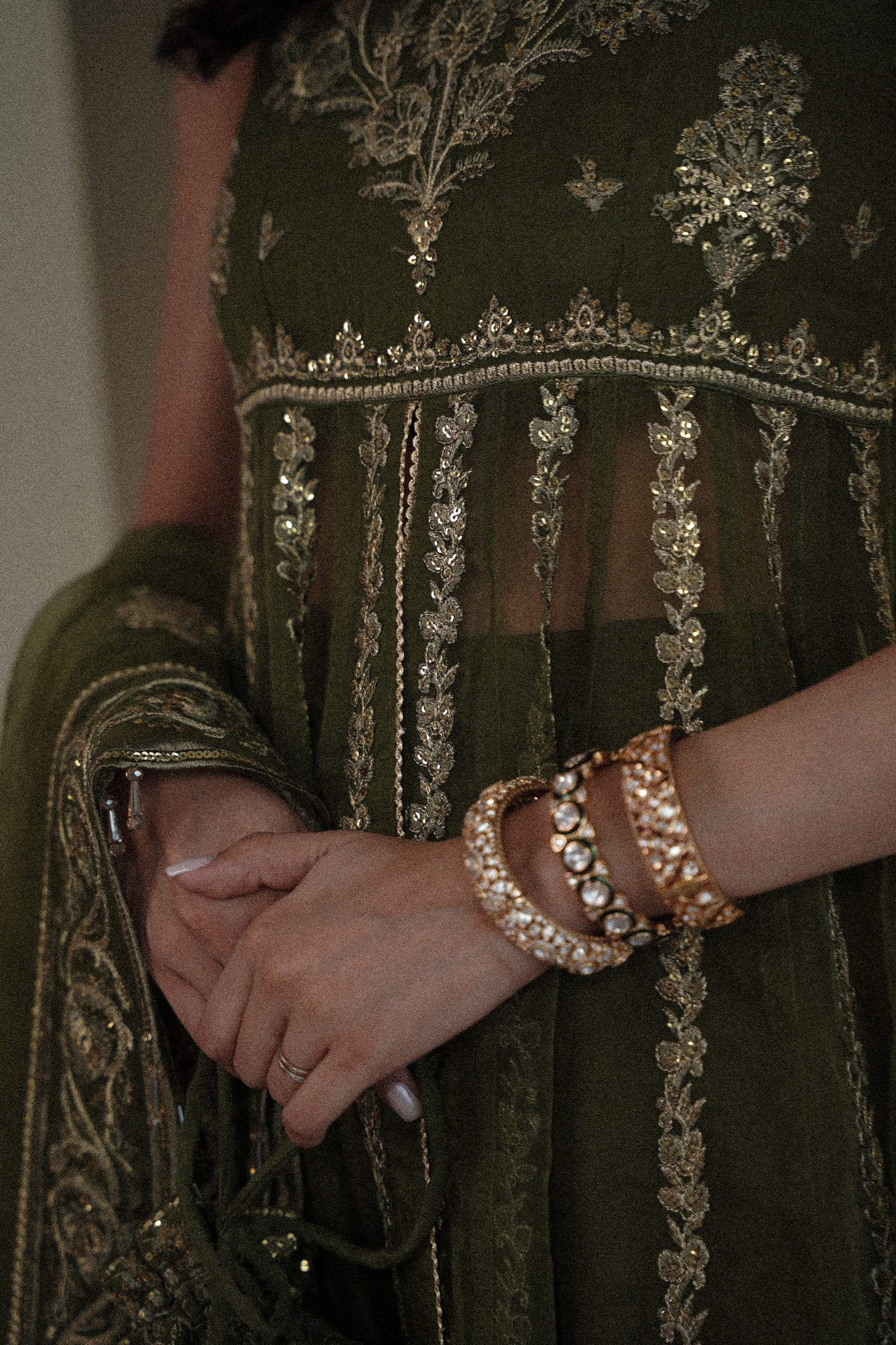 CLASSIC OLIVE SET WEDDING EDIT 2024/2025 (NPA3-24434) | ZAIB