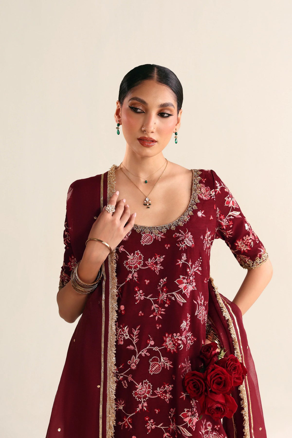 DEEP MAROON LUXURY WEDDING EDIT 2026 (NPA3-26449) | WEDDING EDIT '26 | ZAIB