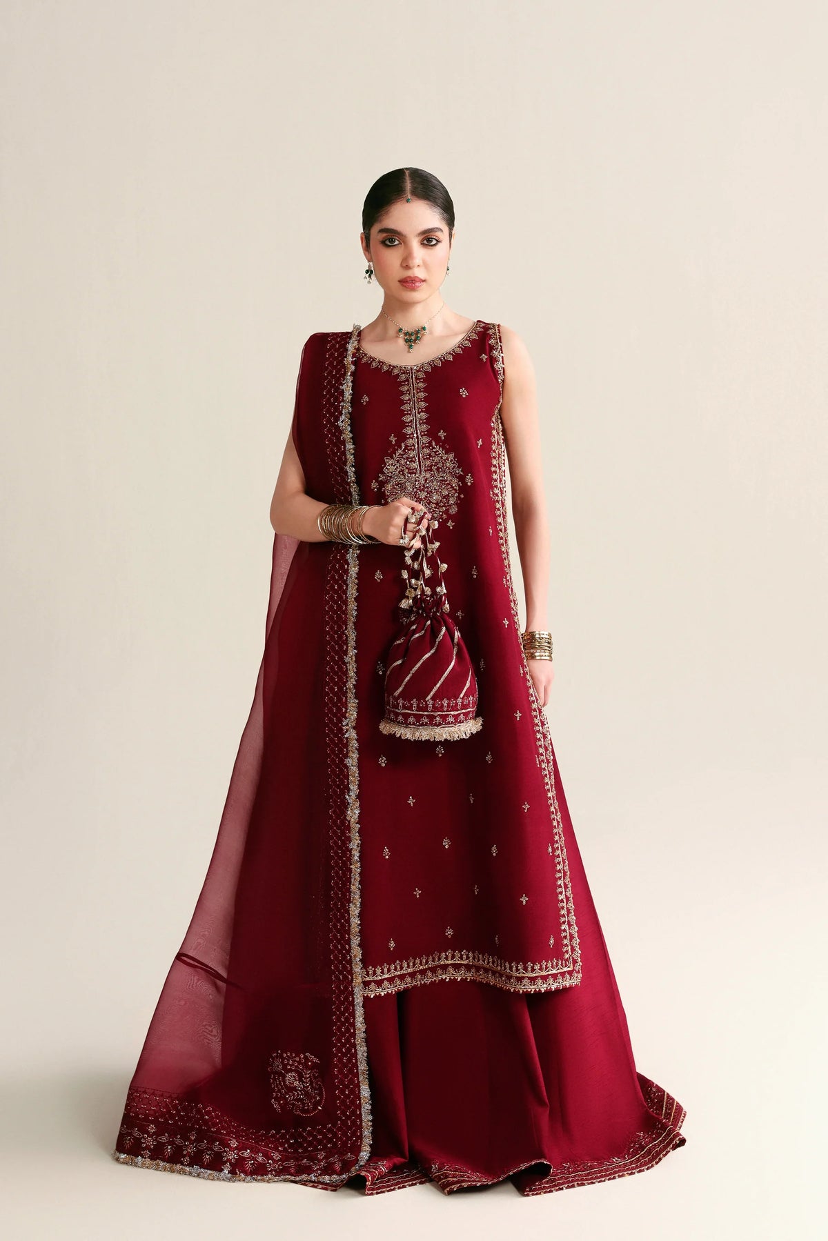 MAROON LUXURY WEDDING EDIT 2026 (NPA3-26452) | WEDDING EDIT '26 | ZAIB