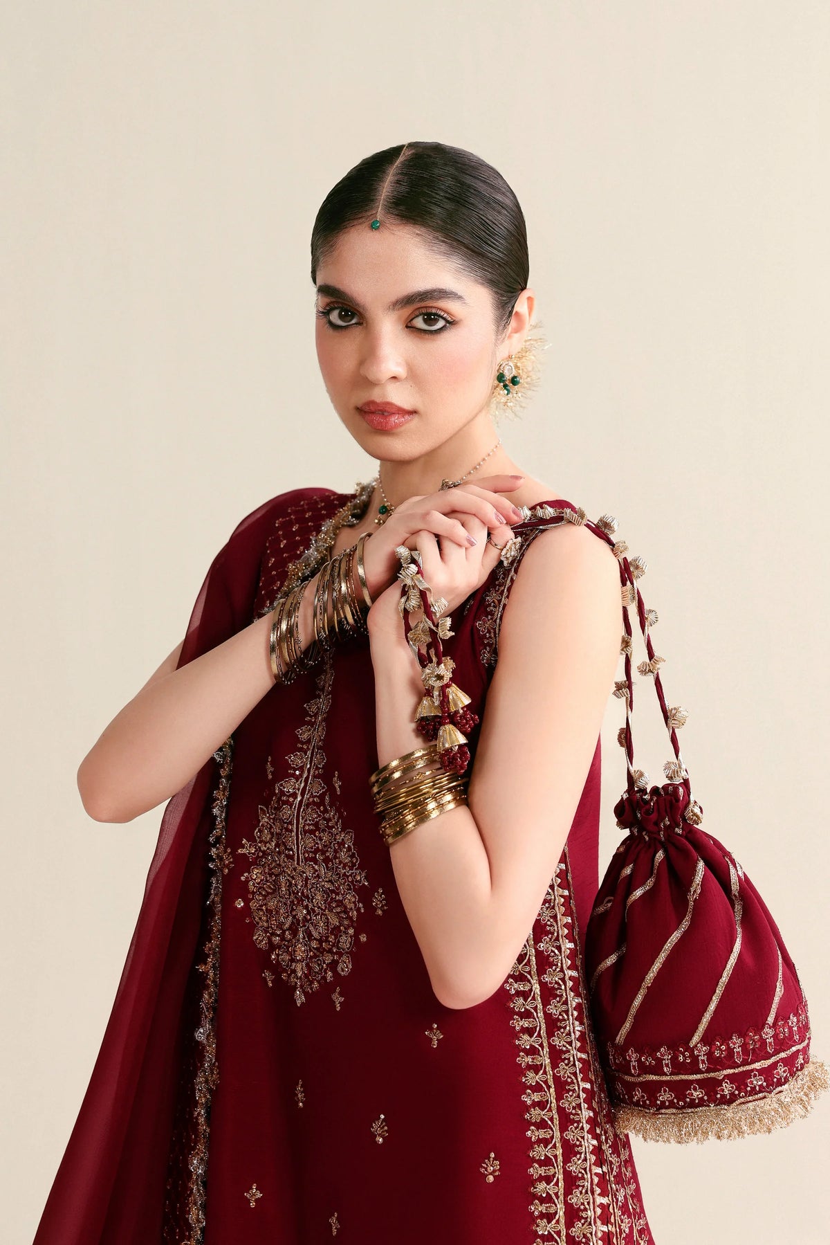 MAROON LUXURY WEDDING EDIT 2026 (NPA3-26452) | WEDDING EDIT '26 | ZAIB