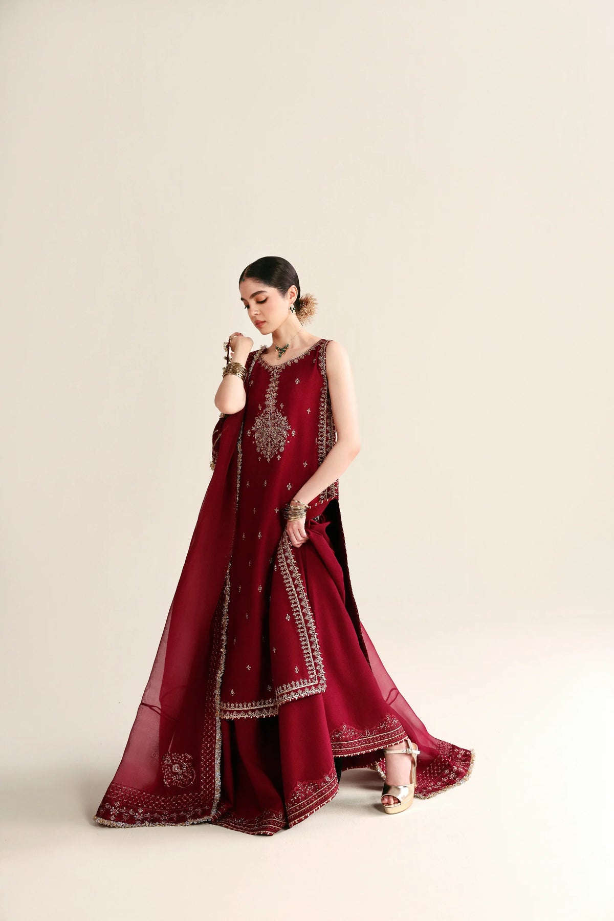 MAROON LUXURY WEDDING EDIT 2026 (NPA3-26452) | WEDDING EDIT '26 | ZAIB