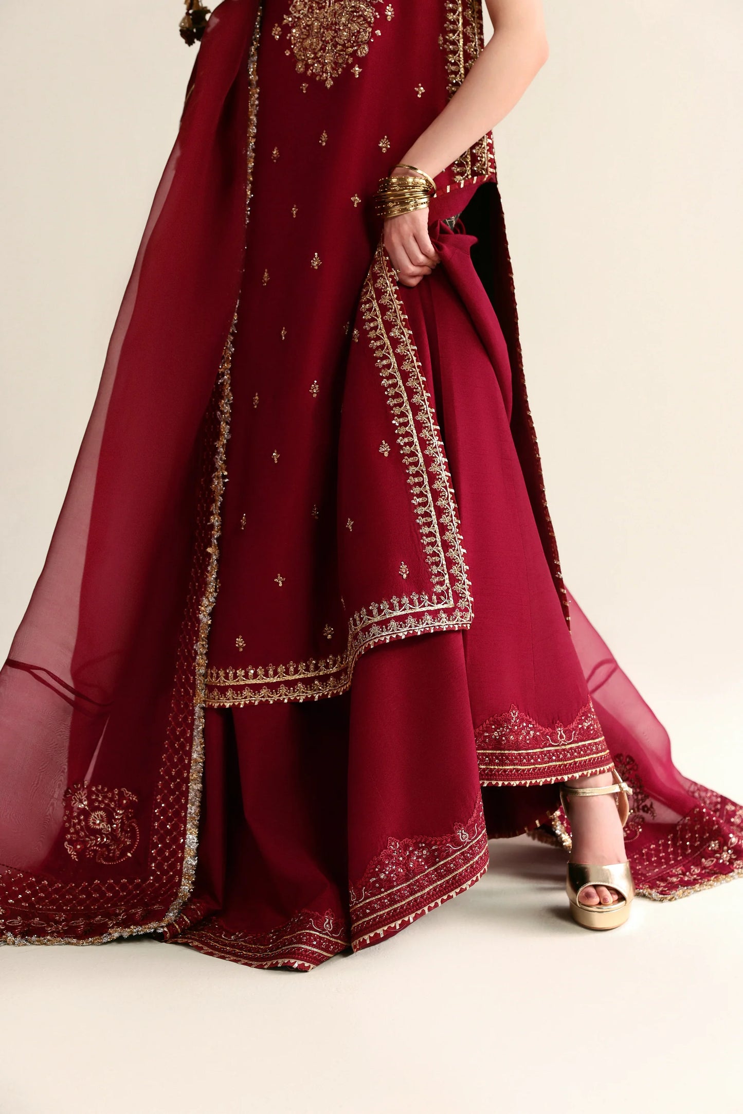 CHIC PLATFORM HEELS (ZBN-26010) | WEDDING EDIT '26 | ZAIB | FOOTWEAR