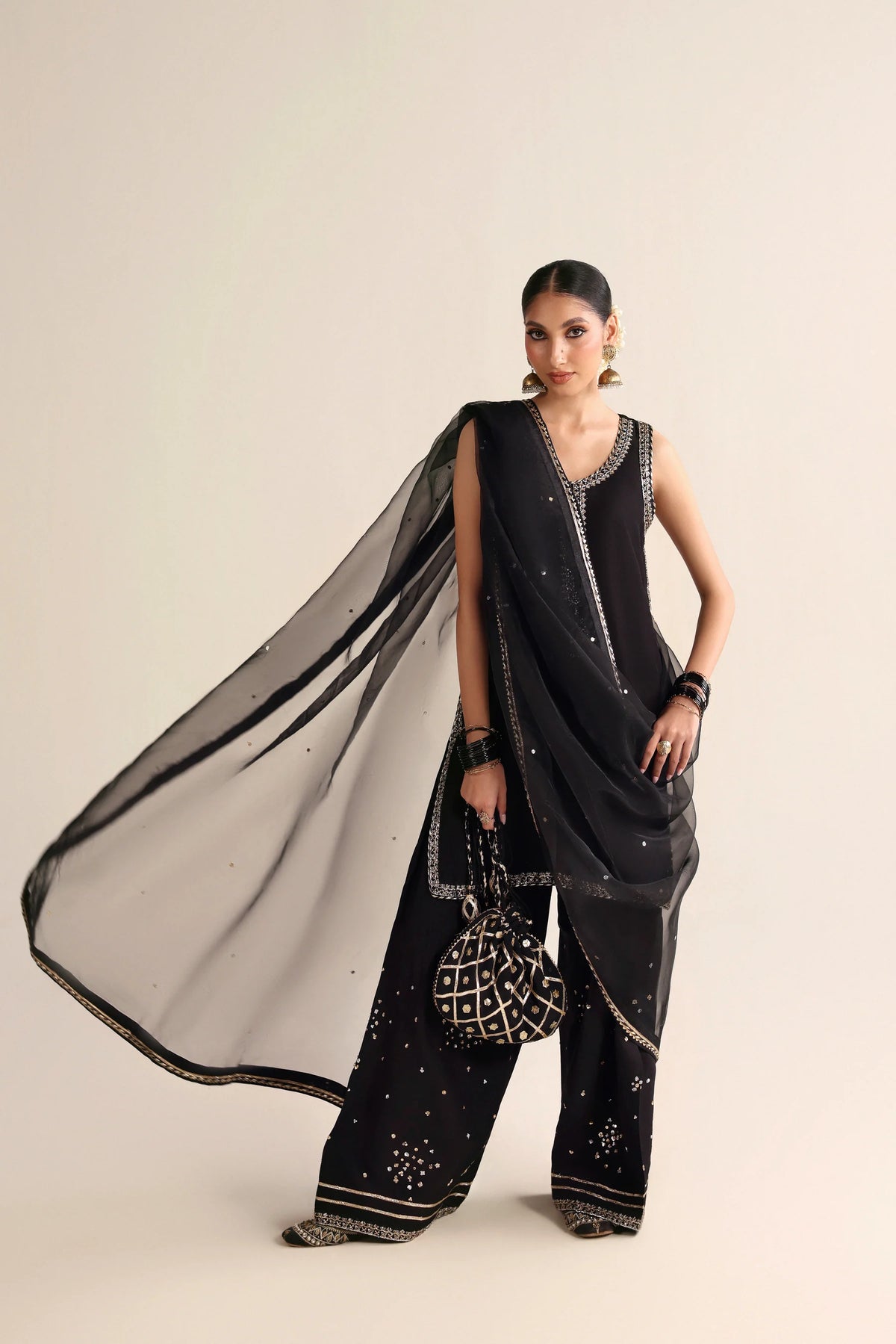 BLACK LUXURY WEDDING EDIT 2026 (NPA3-26450) | WEDDING EDIT '26 | ZAIB