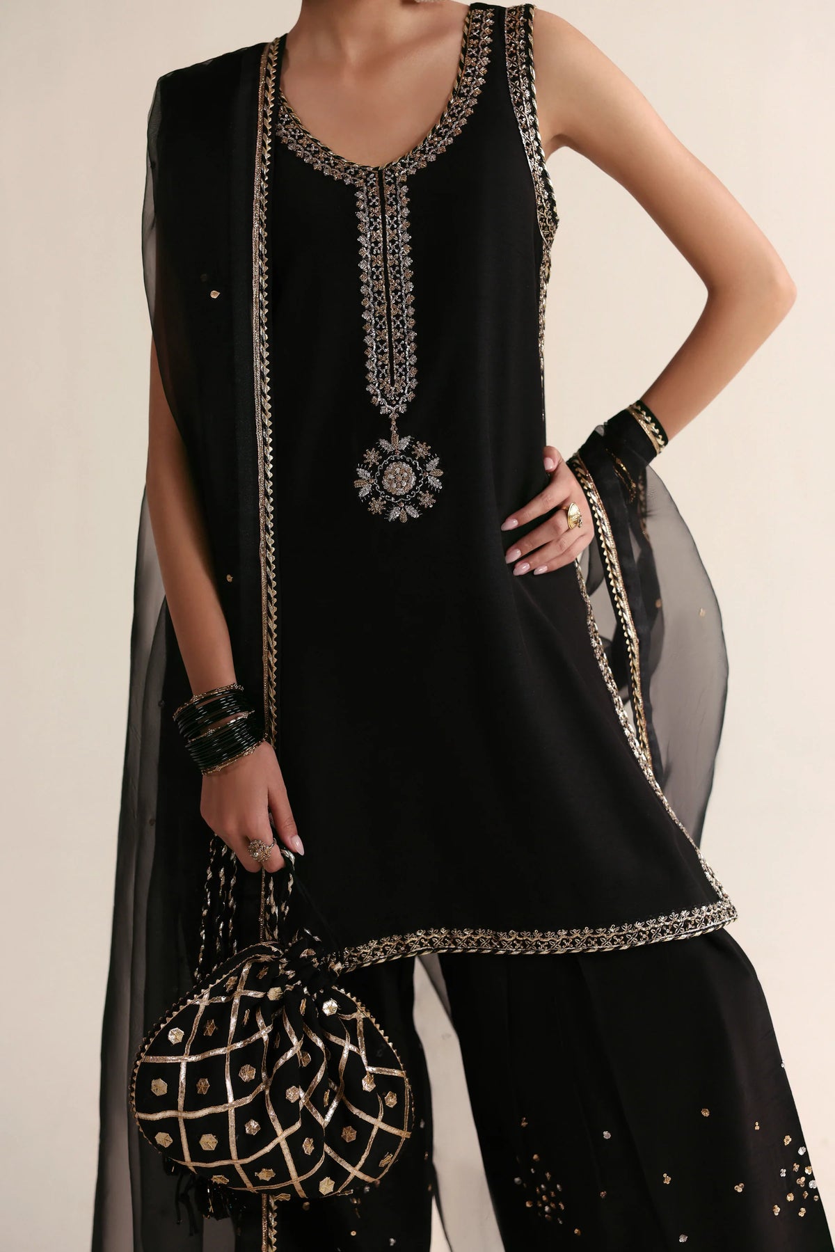 BLACK LUXURY WEDDING EDIT 2026 (NPA3-26450) | WEDDING EDIT '26 | ZAIB