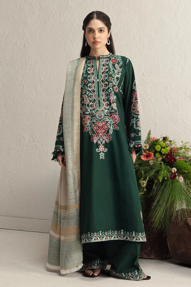 OCHRE-2B | COCO WINTER UNSTITCHED ’26 | COCO BY ZARA SHAHJAHAN