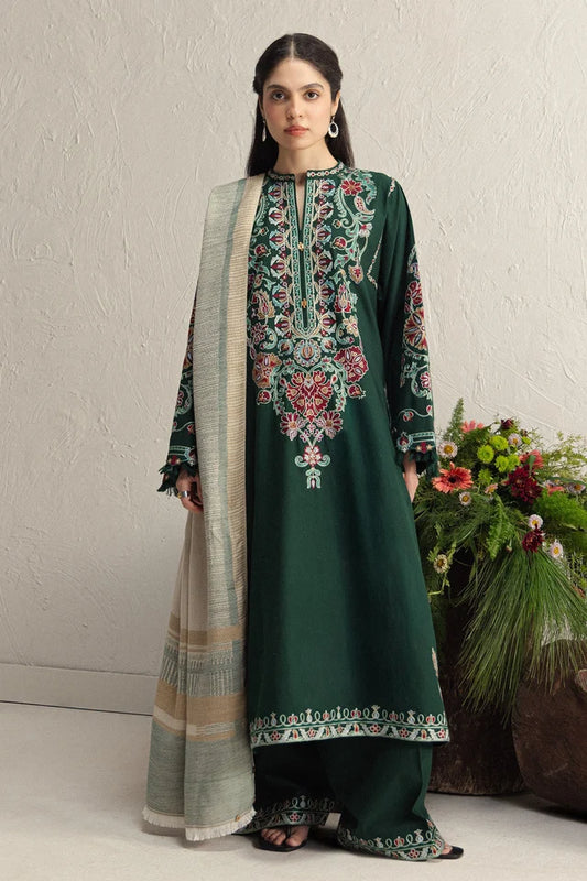 OCHRE-2B | COCO WINTER UNSTITCHED ’26 | COCO BY ZARA SHAHJAHAN