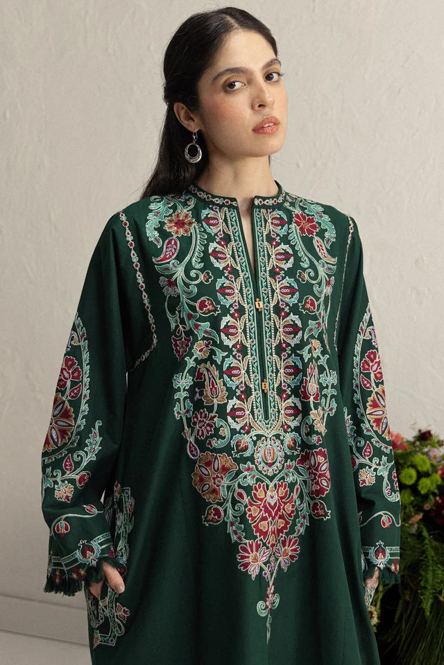 OCHRE-2B | COCO WINTER UNSTITCHED ’26 | COCO BY ZARA SHAHJAHAN