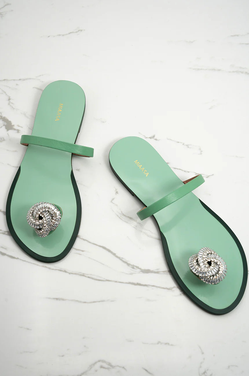 Vera - Mint Green | Summer Soles '26 | Miaasa | Footwear