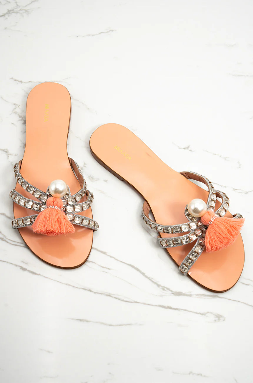 Tara Tassel 2.0 - Coral | Summer Soles '26 | Miaasa | Footwear