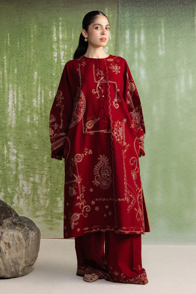 DIBA-10A | COCO WINTER UNSTITCHED ’26 | COCO BY ZARA SHAHJAHAN