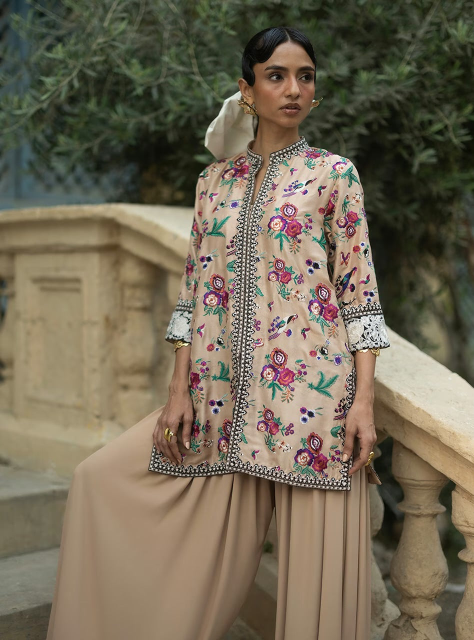 Beige Bloom | Eid Edit '26 |  Zainab Chottani