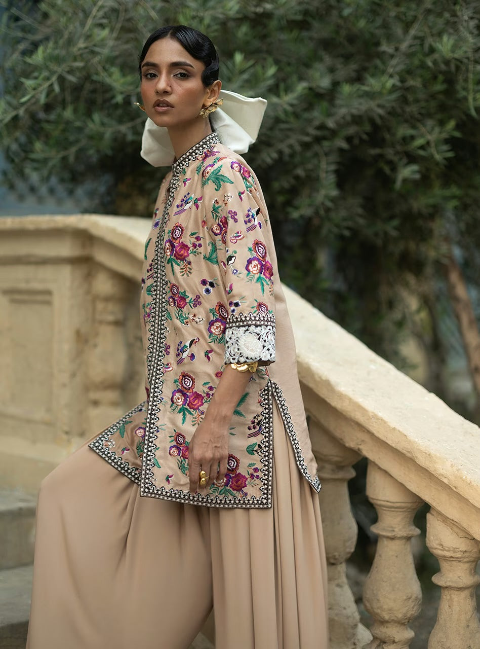Beige Bloom | Eid Edit '26 |  Zainab Chottani