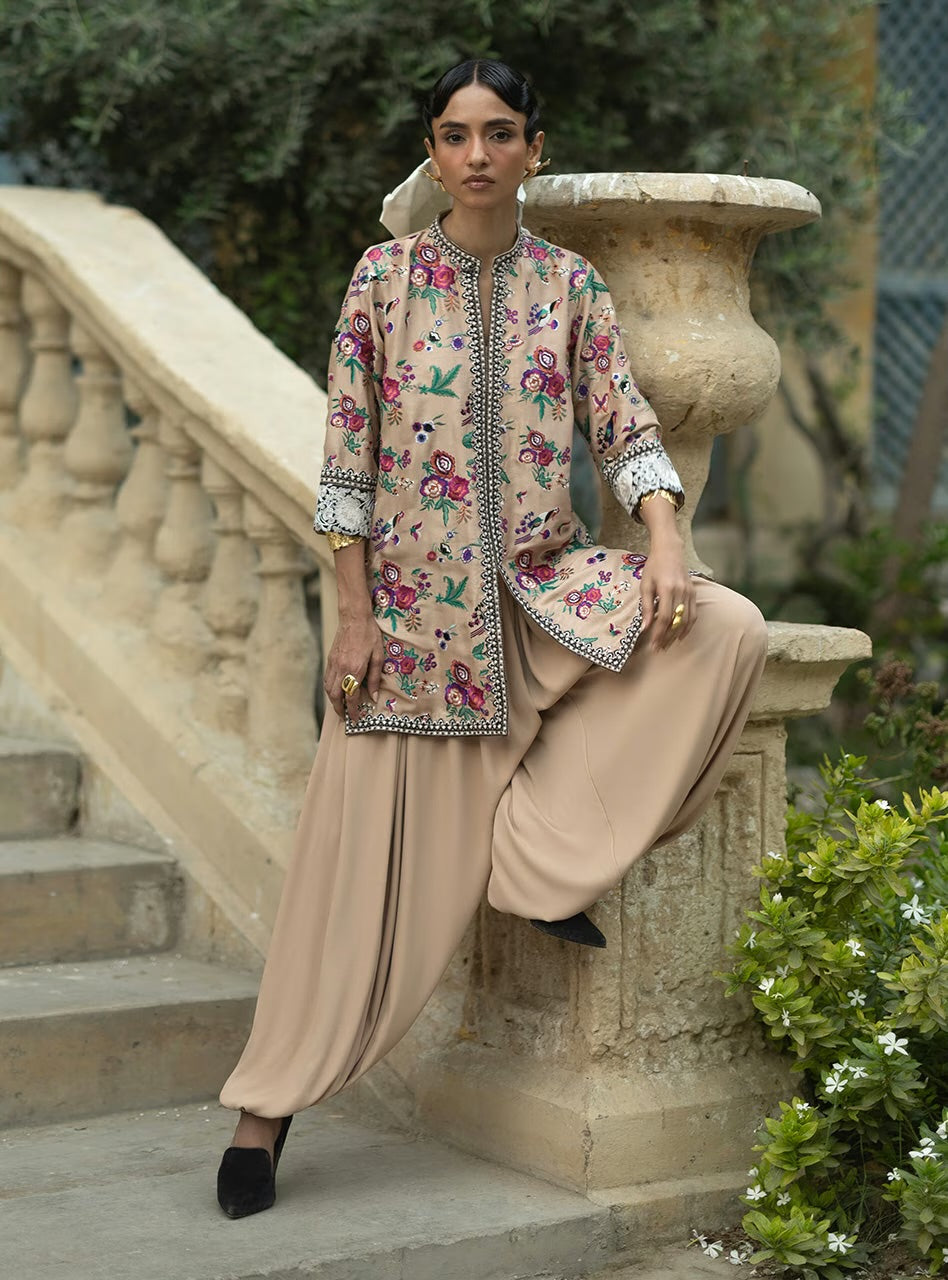Beige Bloom | Eid Edit '26 |  Zainab Chottani