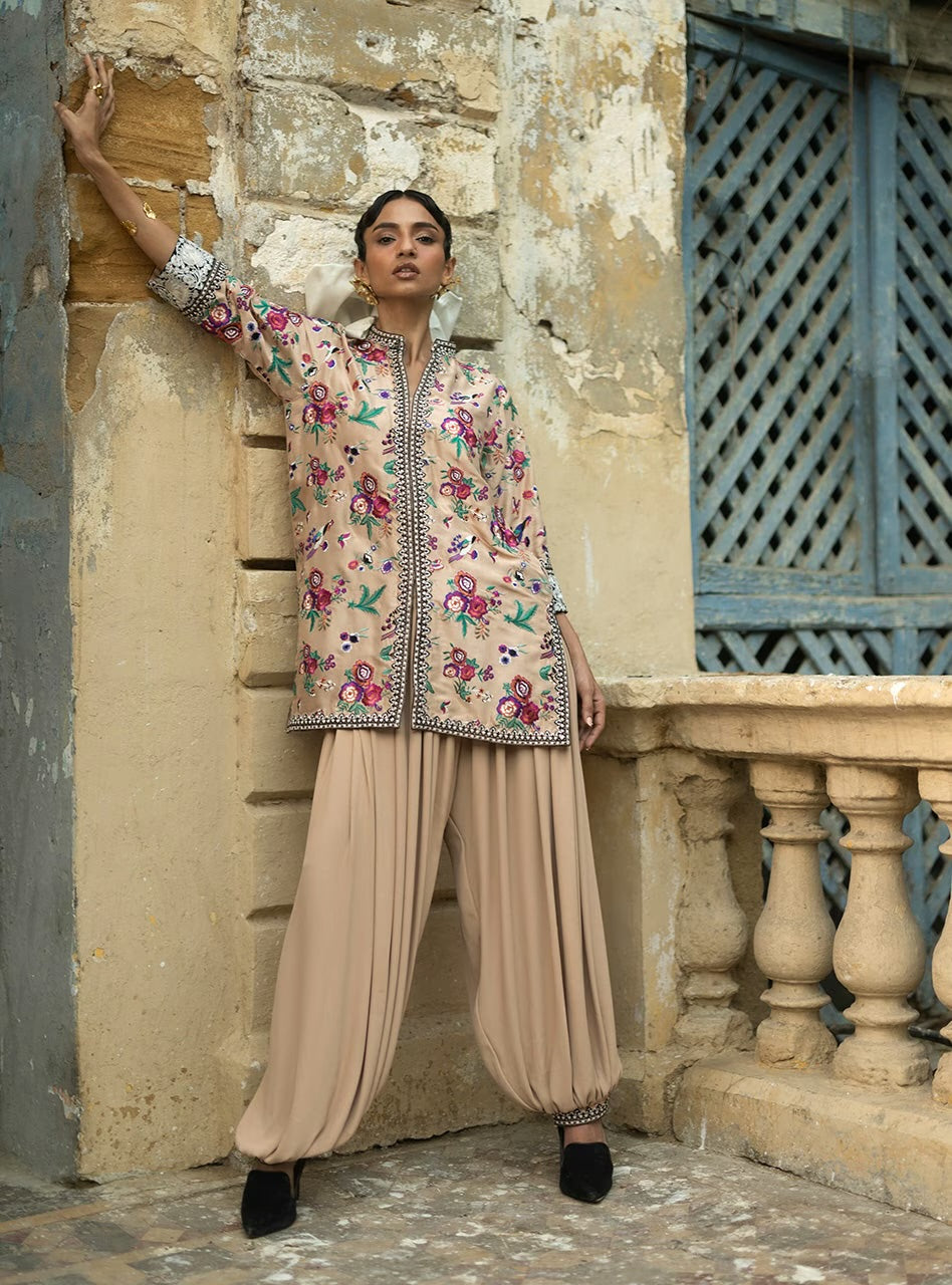 Beige Bloom | Eid Edit '26 |  Zainab Chottani