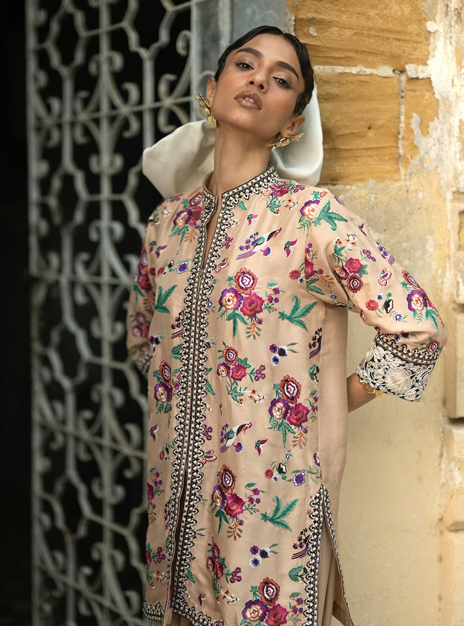 Beige Bloom | Eid Edit '26 |  Zainab Chottani