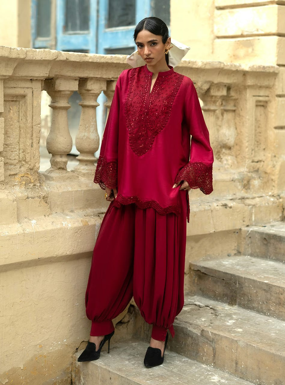 Crimson Cascade | Eid Edit '26 |  Zainab Chottani