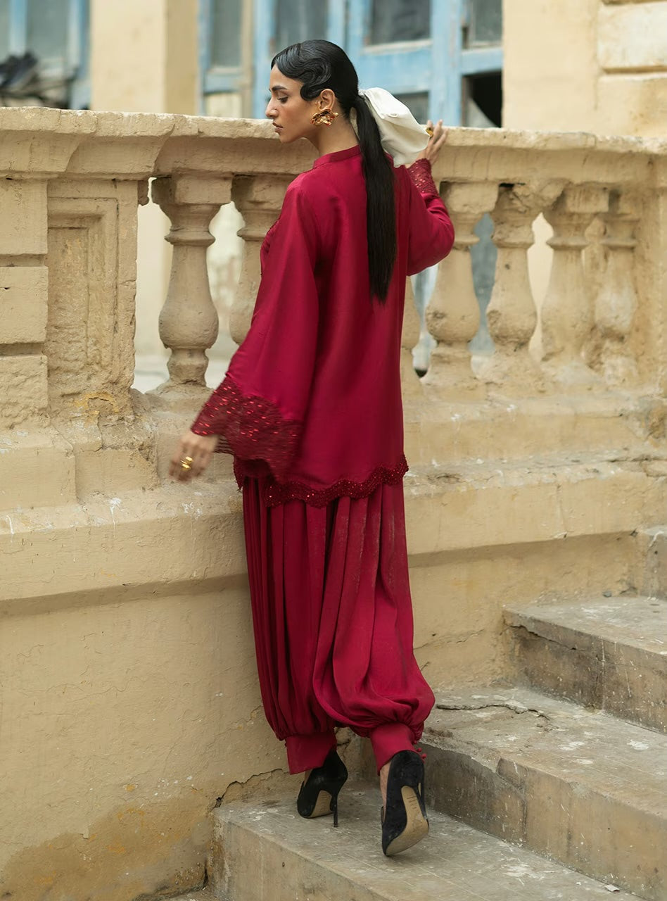 Crimson Cascade | Eid Edit '26 |  Zainab Chottani