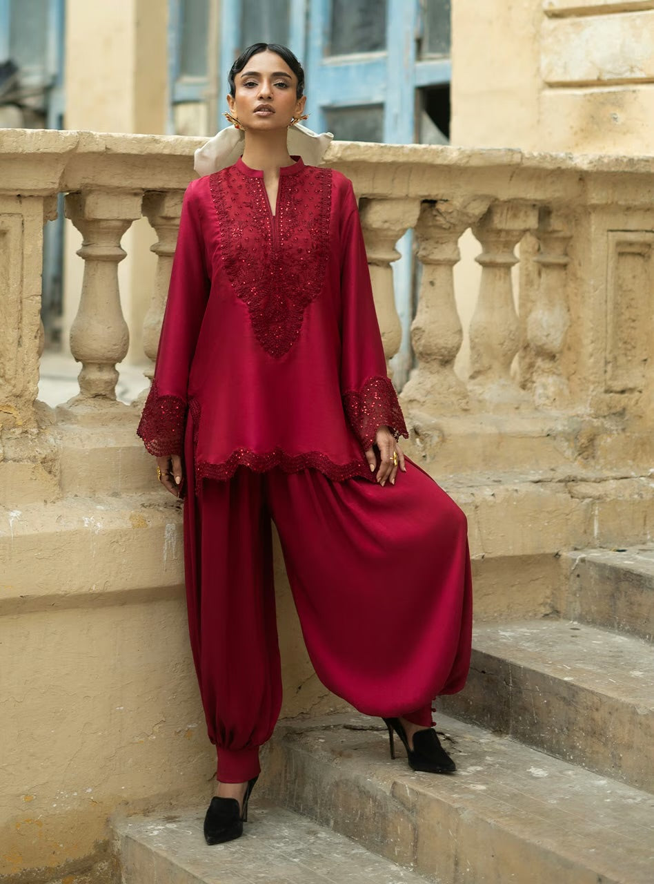 Crimson Cascade | Eid Edit '26 |  Zainab Chottani