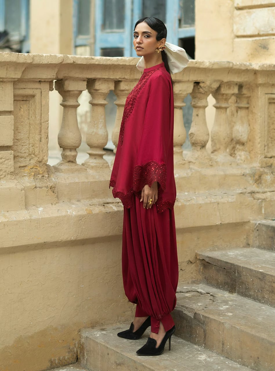 Crimson Cascade | Eid Edit '26 |  Zainab Chottani