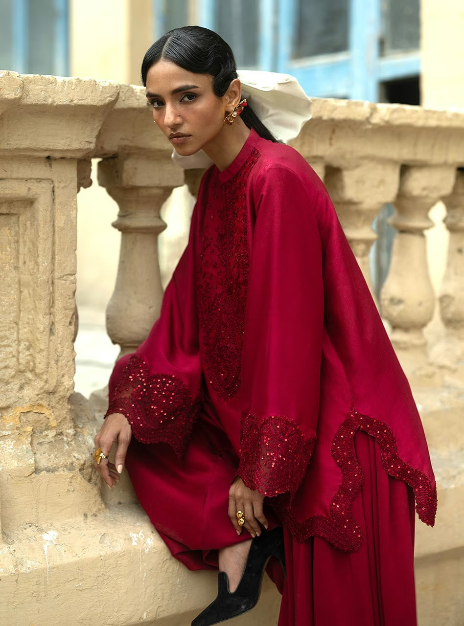 Crimson Cascade | Eid Edit '26 |  Zainab Chottani