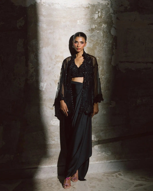 The Black Amira Set | Luxe Edit '25 | Nadia Khan