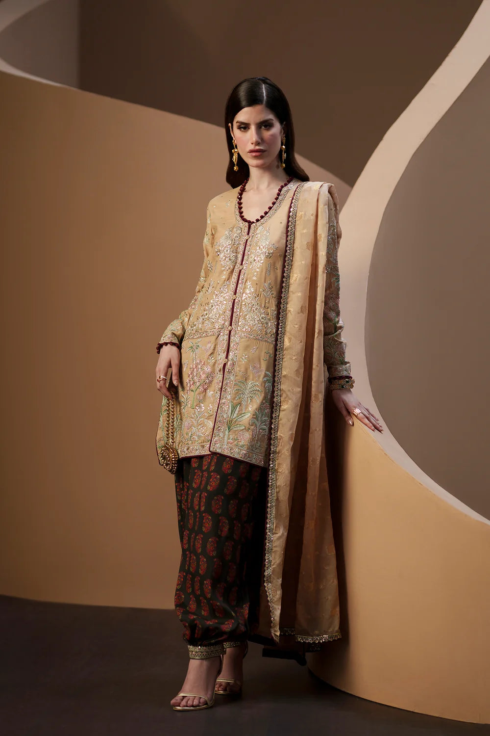 PALE YELLOW | E1143/104/114 | Women Boutique | Ethnc